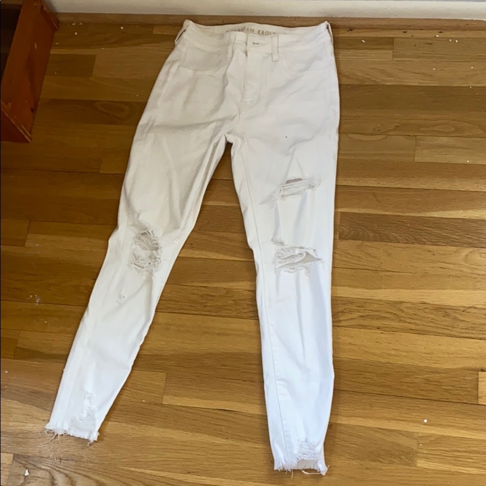 White American eagle skinny jeans